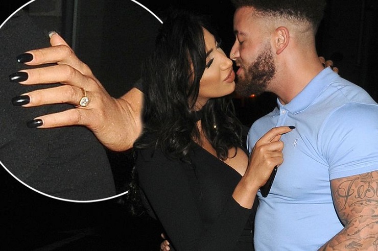 Chloe Khan fuels engagement rumours by flaunting diamond ring on date night with Ashley Cain