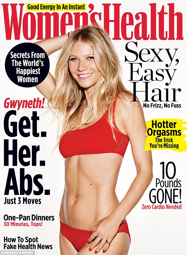 Gwyneth Paltrow says she doesn’t care about being judged as she rocks a bikini on the cover of Women’s Health