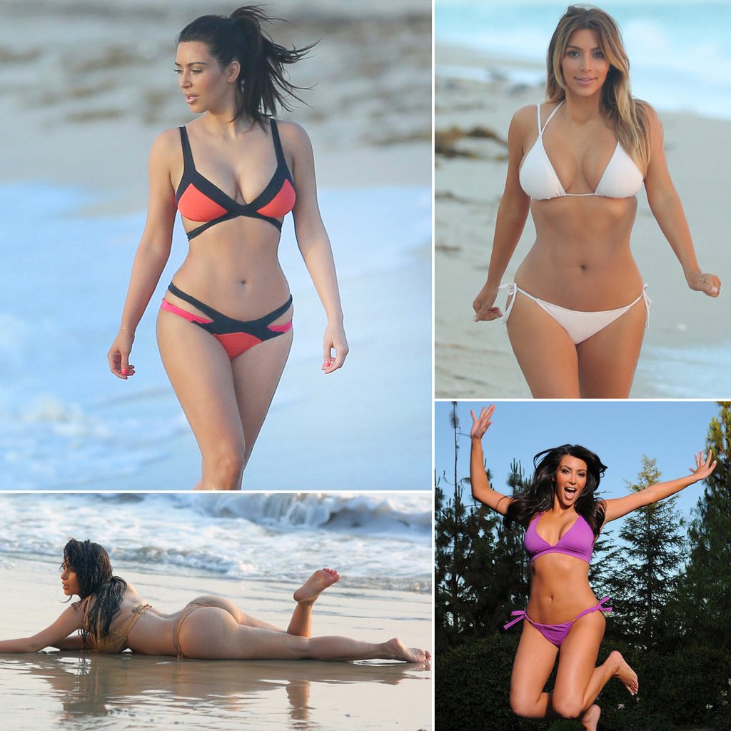 Dangerous Curves Ahead: Over 40 of Kim Kardashian’s Hottest Swimsuit Photos