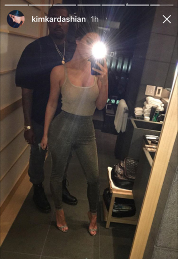 Kim Kardashian Shows off Her Curves on Sweet Date Night with Hubby Kanye West — Pics