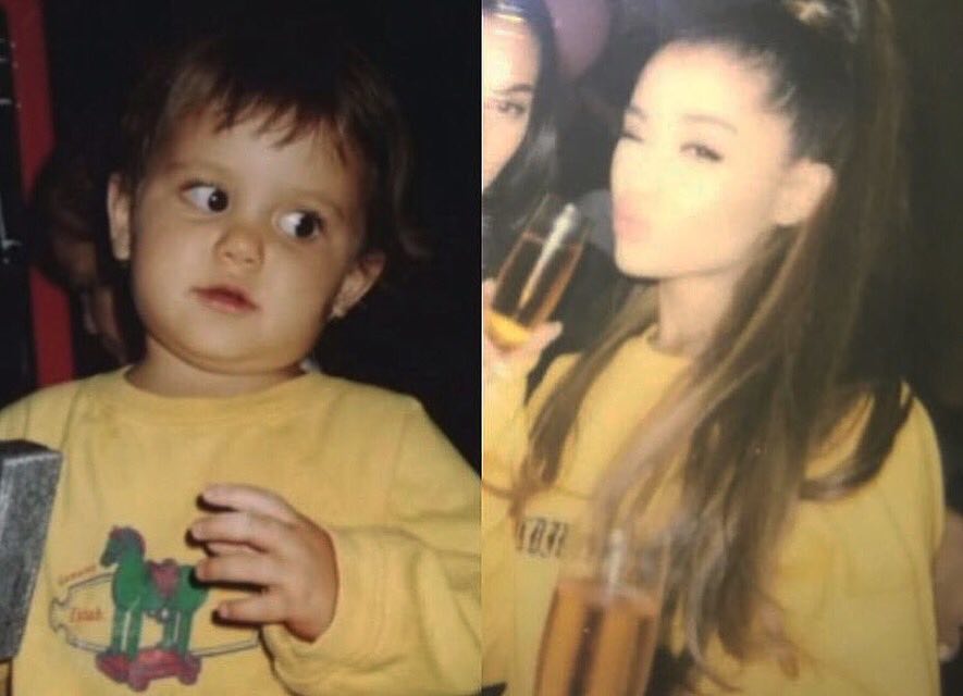 Ariana Grande looks unrecognizable in Cute throwback Photo of her as a Baby