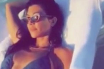 Kourtney K shows off Her Bikini Body in Egypt with Younes