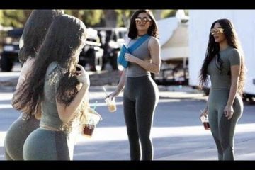 Kim Kardashian and Kylie Jenner look like clones as they show off their IDENTICAL figures