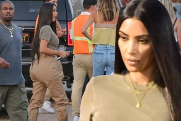 ‘Kim Kardashian and Kanye West sport his and hers cargo pants for romantic date night in Malibu