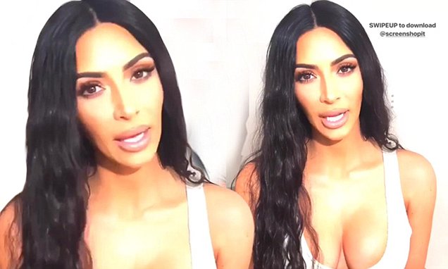 Kim Kardashian flaunts her ample assets in  Bodysuit to announce New Ambassador Roll