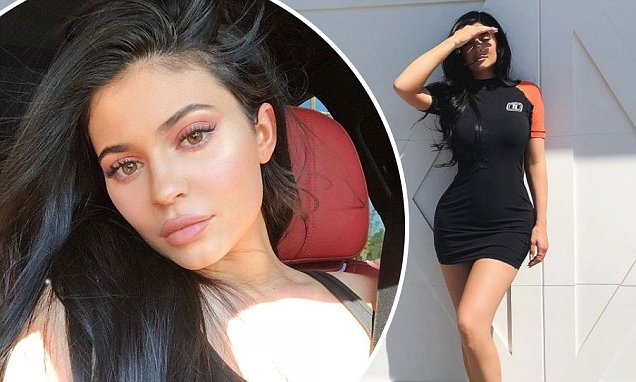 Kylie Jenner flaunts her curves in skintight Bodycon Dress