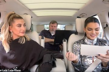 Kendall Jenner and Hailey Baldwin take lie detector in new Carpool