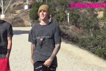 Justin Bieber Kicks a Freestyle with Paparazzi