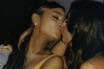 Ariana Grande fans FREAK OUT over Photo of her kissing a Girl!