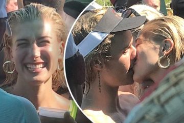 Justin Bieber Hailey Baldwin make out at Lunch!