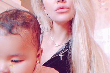 Khloe shares adorable Pictures of Baby True from the Kardashian Christmas Eve Party