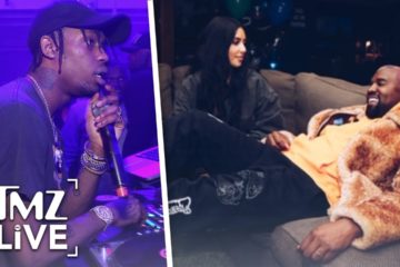 Kanye goes to Travis Scott Show to Support him after Feud