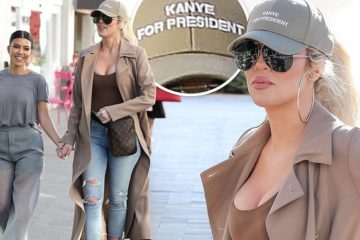 Khloe Kardashian sports ‘Kanye for President’ cap while filming KUWTK with big sister Kourtney