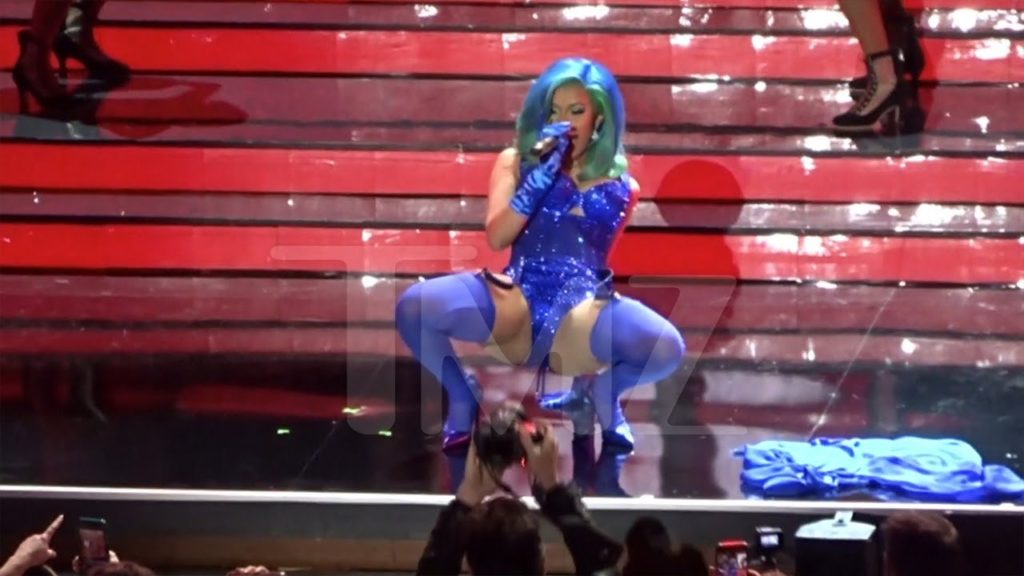 Cardi B performs at the AVN Awards in Vegas