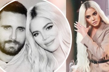 Khloe Kardashian beams as she poses up with pal Scott in Black-and-White Instagram