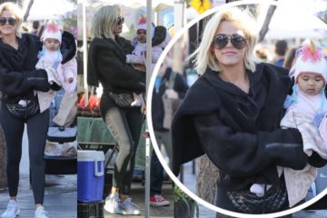 Khloe Kardashian looks cozy in Black as she heads to the Farmer’s Market with her princess True