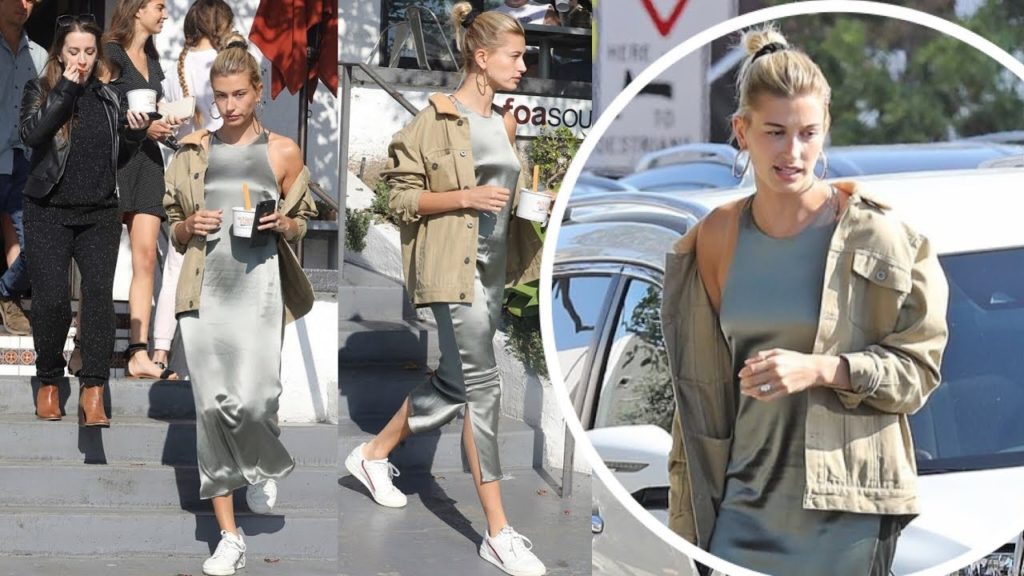 Hailey Baldwin joined Justin Bieber’s mom Pattie Mallette for a frozen yoghurt