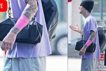 Fans fear for Justin Bieber’s Health after he wanders LA with an IV in his Arm!